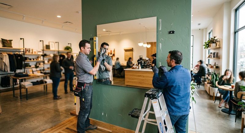 Commercial Mirror Installation in Longmont, CO