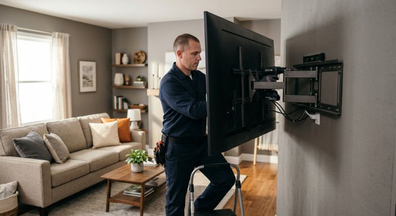 Wall Mount TV Installation in Kansas City, KS