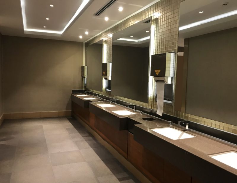 Bathroom Mirror Installation