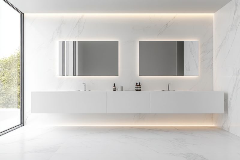 Bathroom Mirror Installation