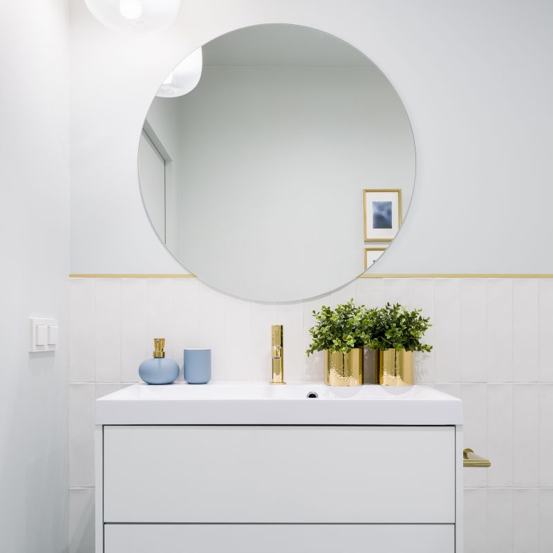 Bathroom Mirror Installation