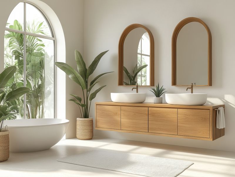 Bathroom Mirror Installation